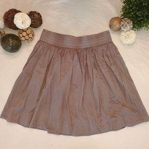 Banana Republic brown flare skirt